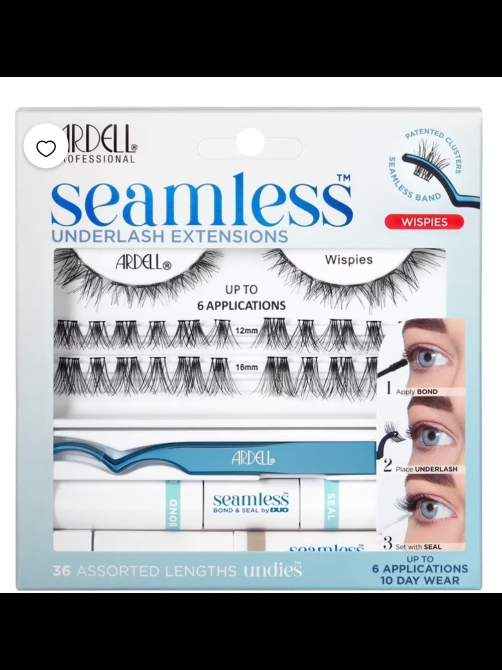 Ardell Seamless Underlash Extensions - Black